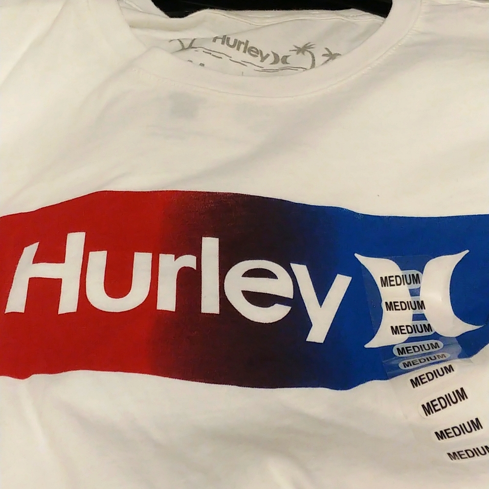 Hurley screen graphic print tee,NEW
